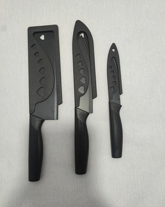 Steel Knife Set vegetable knife (3 Pcs)