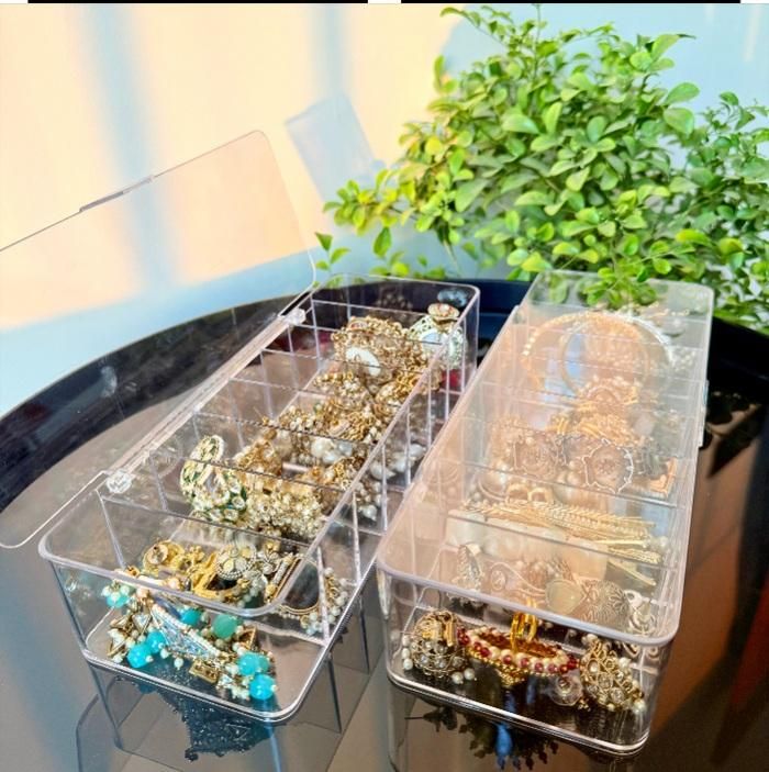 Transparent Jewelry Organizer Box