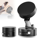 Premium Vacuum Suction Magnetic Phone Holder (Black)