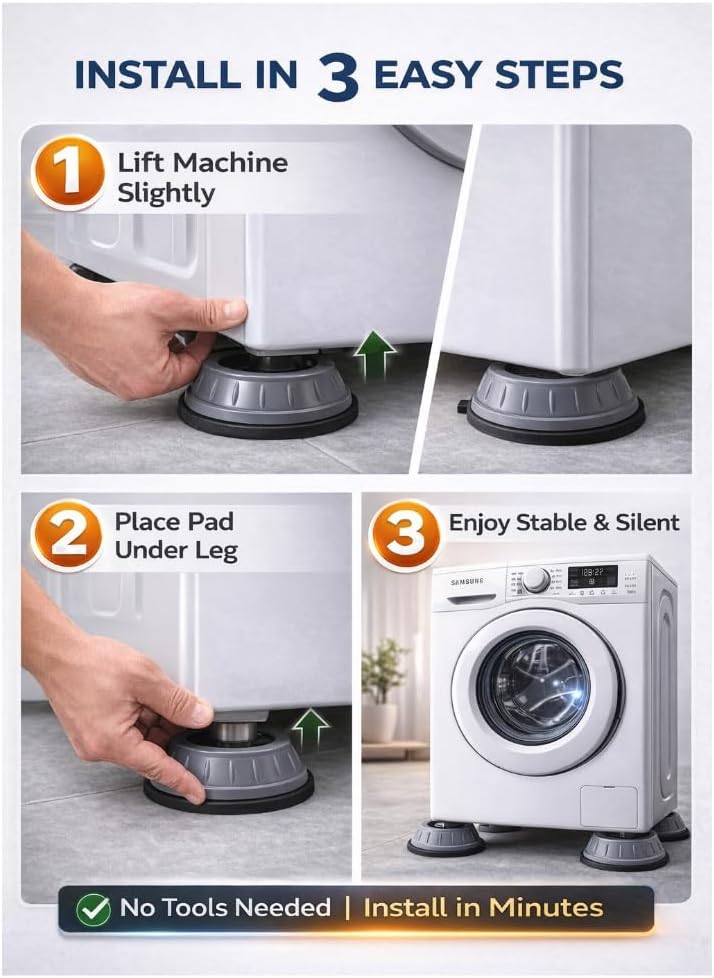 Anti-Vibration Pads For Washing Machine