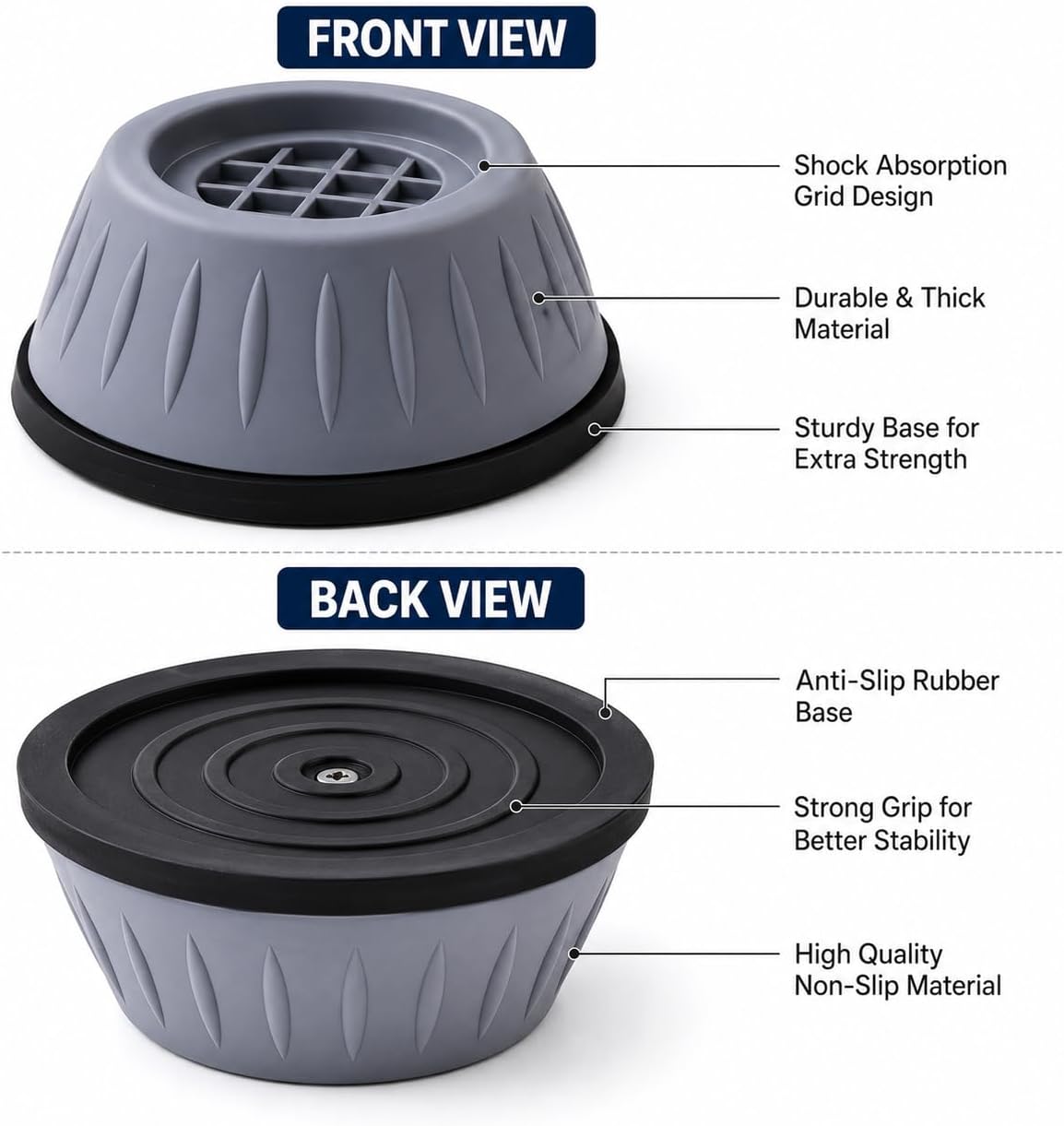 Anti-Vibration Pads For Washing Machine