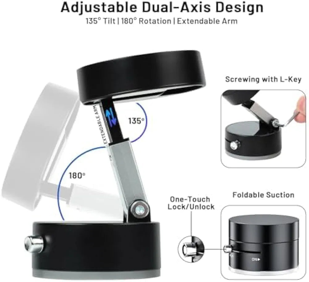 Vacuum Magnetic Suction Phone Holder