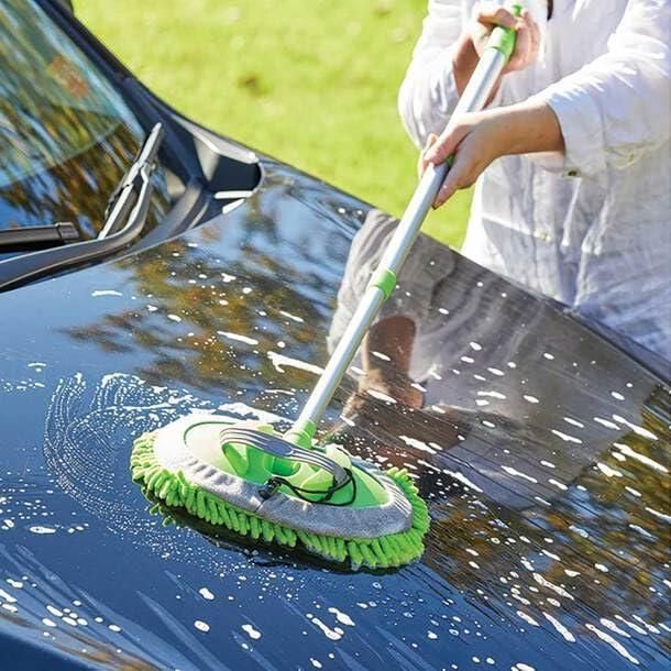 Extendable Mop with Long Reach Handle For Car Wash
