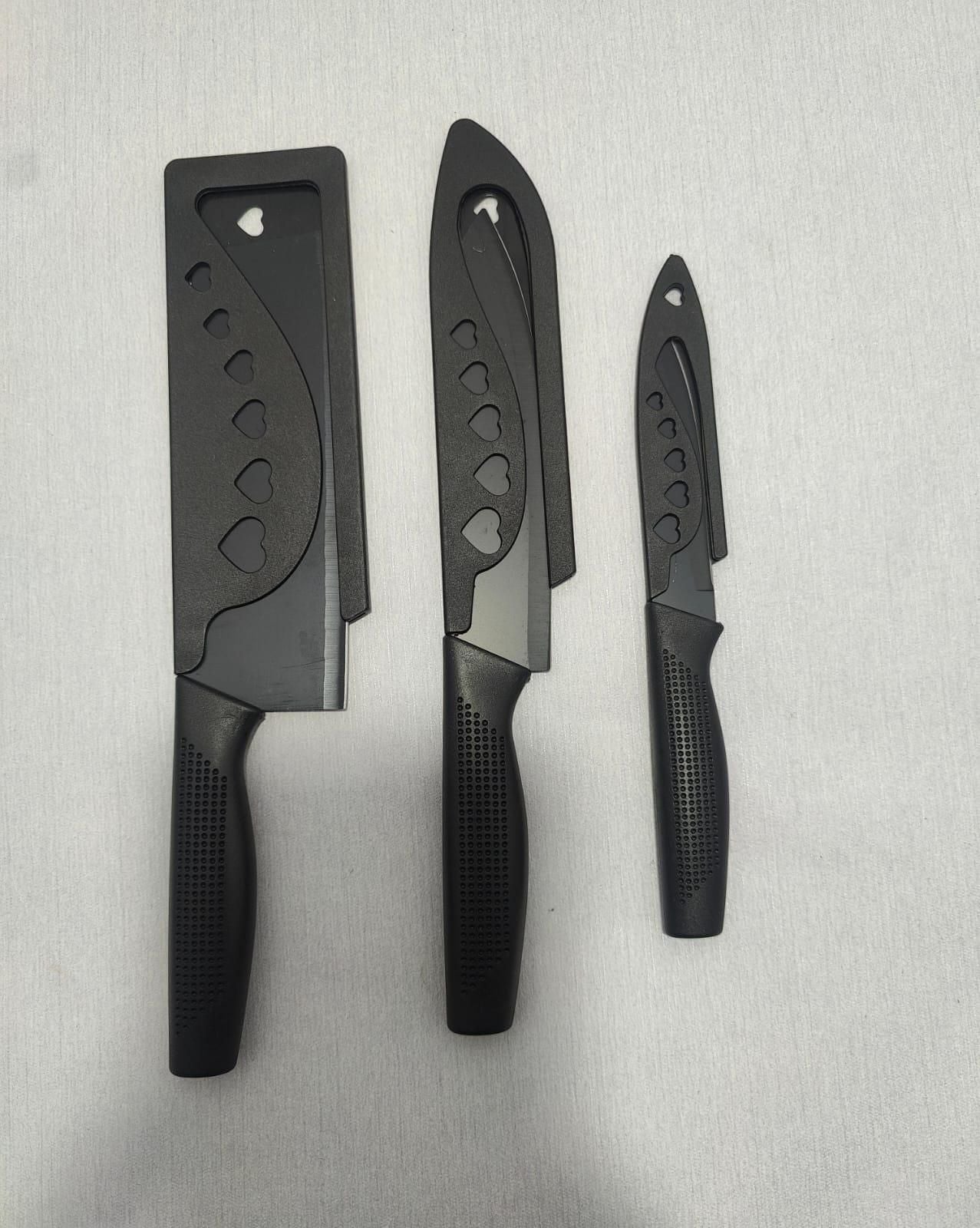 Steel Knife Set vegetable knife (3 Pcs)