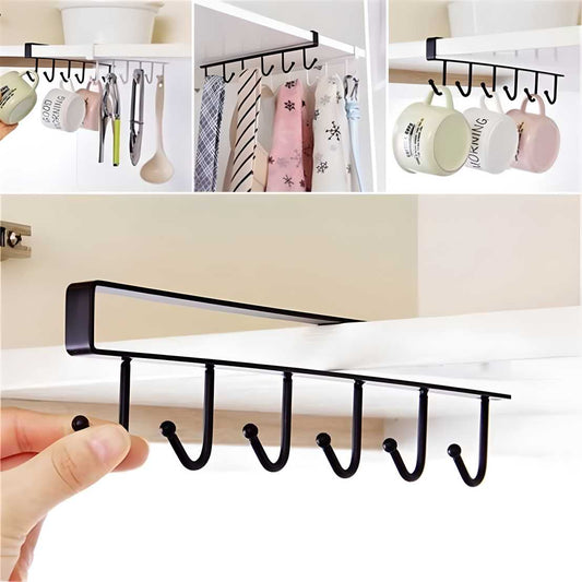 Mug Cups Wine Glasses Storage Hooks for Kitchen