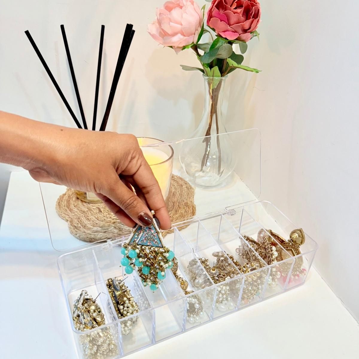 Transparent Jewelry Organizer Box