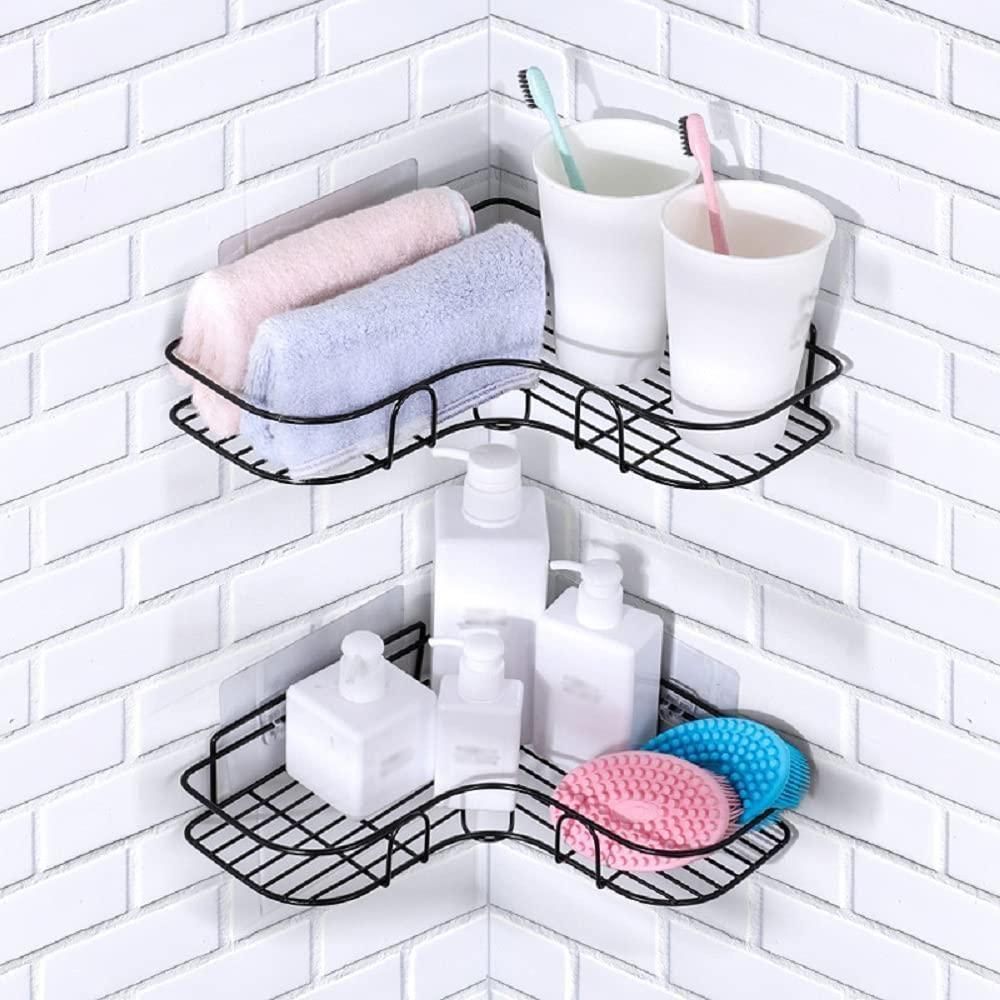 Metal Bathroom Corner Rack Storage Shelve
