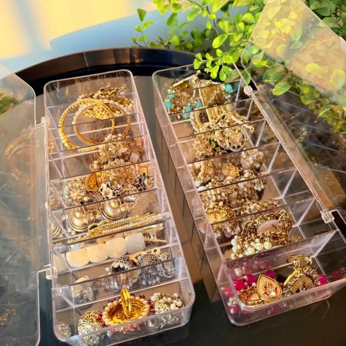 Transparent Jewelry Organizer Box